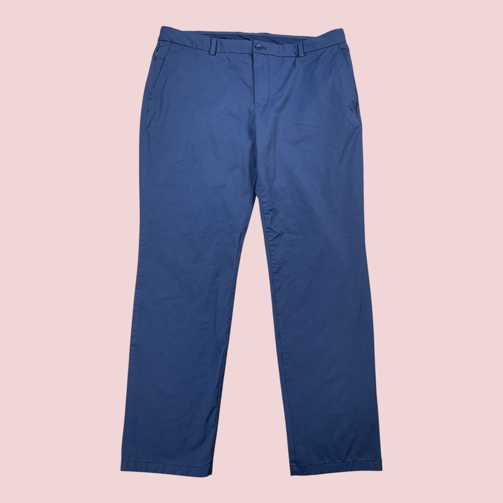 Vineyard Vines Performance On-The-Go Pants Mens 40x32 Blue OTG Stretch Travel